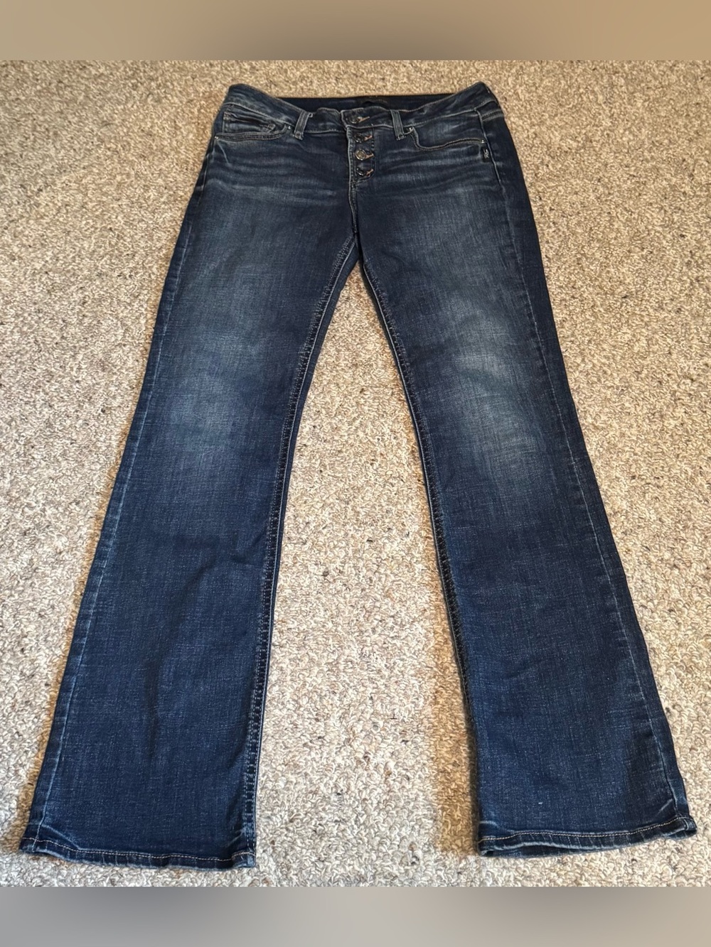 Silver Jeans Co Suki Slim Bootcut Jeans Womens Medium Wash Button Fly L93639 - Picture 3 of 5
